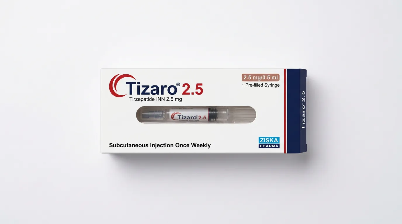Tizaro Tirzepatide 2.5mg box